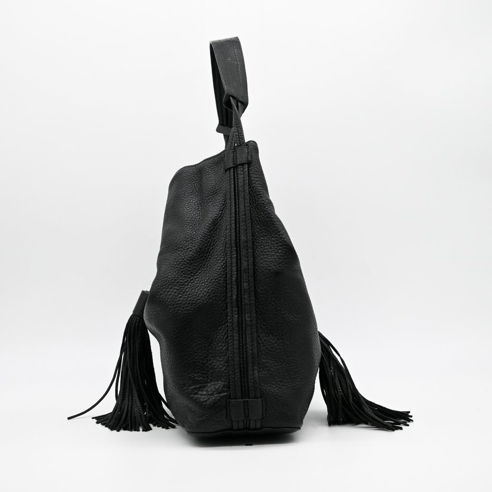 REBECCA MINKOFF Tassel Isobel Hobo Bag Black - Picture 2 of 6